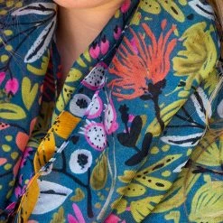 Mooch-andover Peace Of Mind Recycled Garden Print Scarf New Arrivals