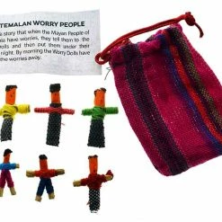Mooch..... Worry Dolls - Assorted Set Of 6 Small Worry Dolls