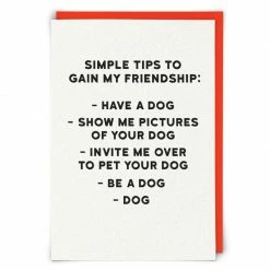 Mooch..... Greetings Card Holy Flaps ‘Dog Friendship....." Greetings Cards