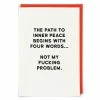 Mooch..... Greetings Card Holy Flaps Inner Peace Greetings Cards