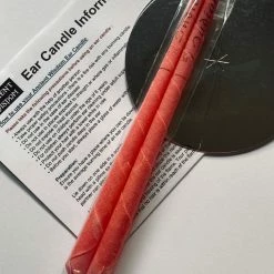 Mooch..... Home Furnishings And Gifts Ear Candles - Set Of 2 Candles With Discs And Information Sheet