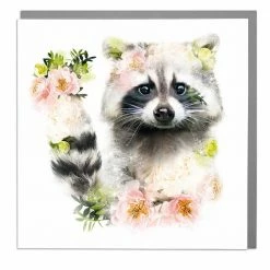 Mooch..... Greetings Cards Lola Design Greetings Card - Racoon