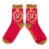 Mooch-andover Powder Monogram Socks B