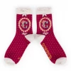 Mooch-andover Powder Monogram Socks C