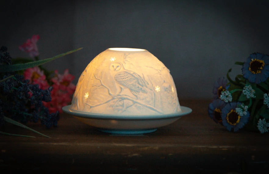 Flash Sale โ๏ธ Mooch-andover Home Furnishings And Gifts Light-Glow Barn Owls Tealight Candle Holder ๐ 2 Mooch-andover Home Furnishings And Gifts Light-Glow Barn Owls Tealight Candle Holder