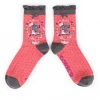 Mooch-andover Powder Monogram Socks E