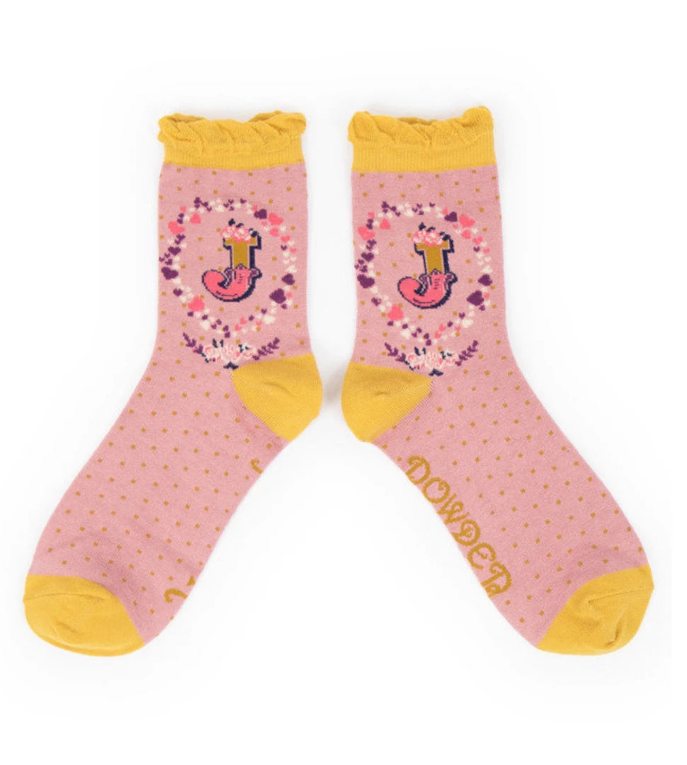 Cheapest π Mooch-andover Powder Monogram 𧦠Socks J β€οΈ 1 Mooch-andover Powder Monogram Socks J