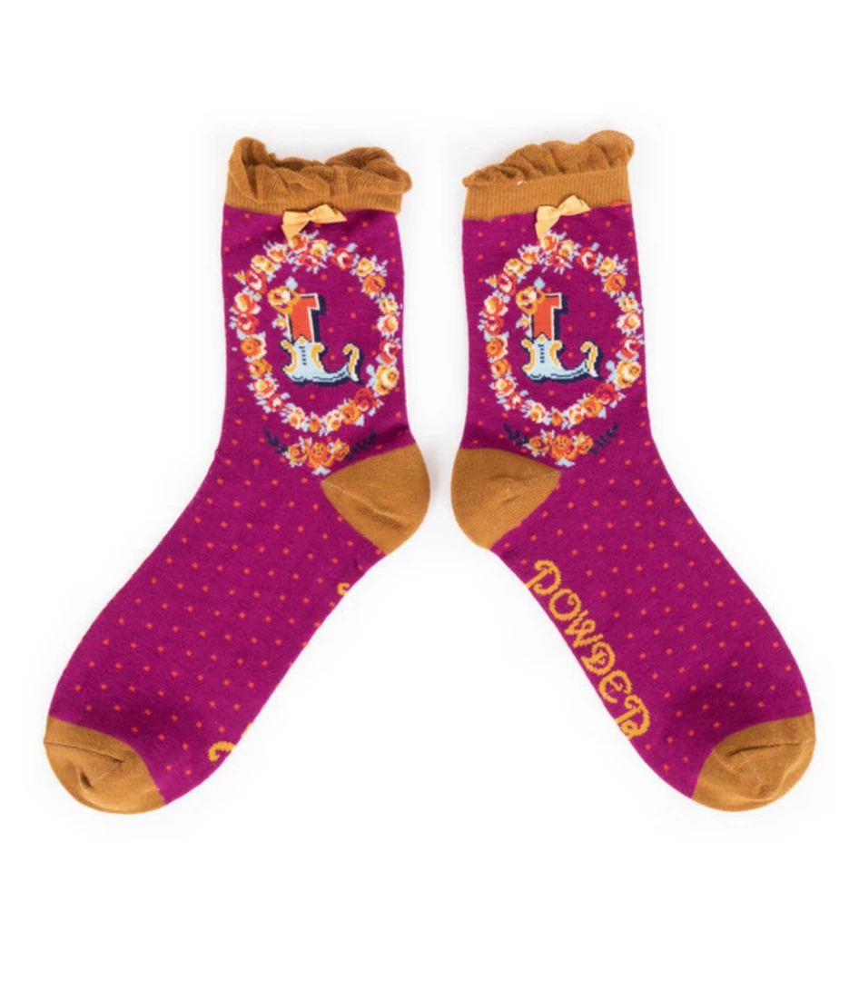 Coupon β Mooch-andover Powder Monogram 𧦠Socks L π 1 Mooch-andover Powder Monogram Socks L