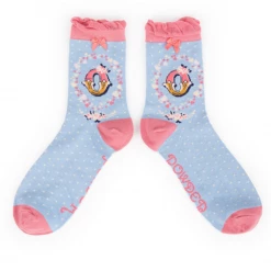 Mooch-andover Powder Monogram Socks O