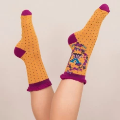 Mooch-andover Powder Monogram Socks X