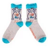 Mooch-andover Powder Monogram Socks Z