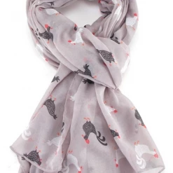 Mooch-andover Rooster Scarf - Pale Grey