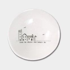 Mooch-andover East Of India Gifts East Of India Porcelain Wobbly Bowl - Medium "Good Friends, Great Adventures"