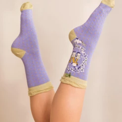 Mooch-andover Powder Monogram Socks N