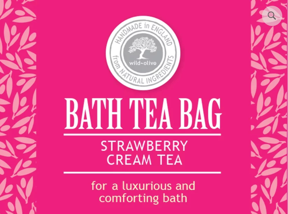 Outlet π₯° Mooch..... Bath Tea Bag - Strawberry Cream Tea 𧨠1 Mooch..... Bath Tea Bag - Strawberry Cream Tea