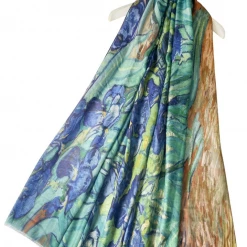 Mooch-andover Scarves, Gloves & Headbands Scarf - Van Gogh Irises Green