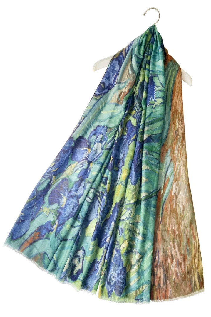 Budget β Mooch-andover Scarves, Gloves & Headbands Scarf - Van Gogh Irises Green π 1 Mooch-andover Scarves, Gloves & Headbands Scarf - Van Gogh Irises Green