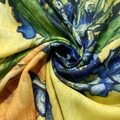 Mooch-andover Scarf - Van Gogh Irises Yellow Scarves, Gloves & Headbands
