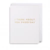 Mooch..... Greetings Card - Lagom Mini Card- I Think About You Every Day