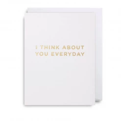Mooch..... Greetings Card - Lagom Mini Card- I Think About You Every Day