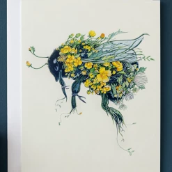 Mooch..... New Arrivals Daniel Mackie Bumble Bee Greetings Card