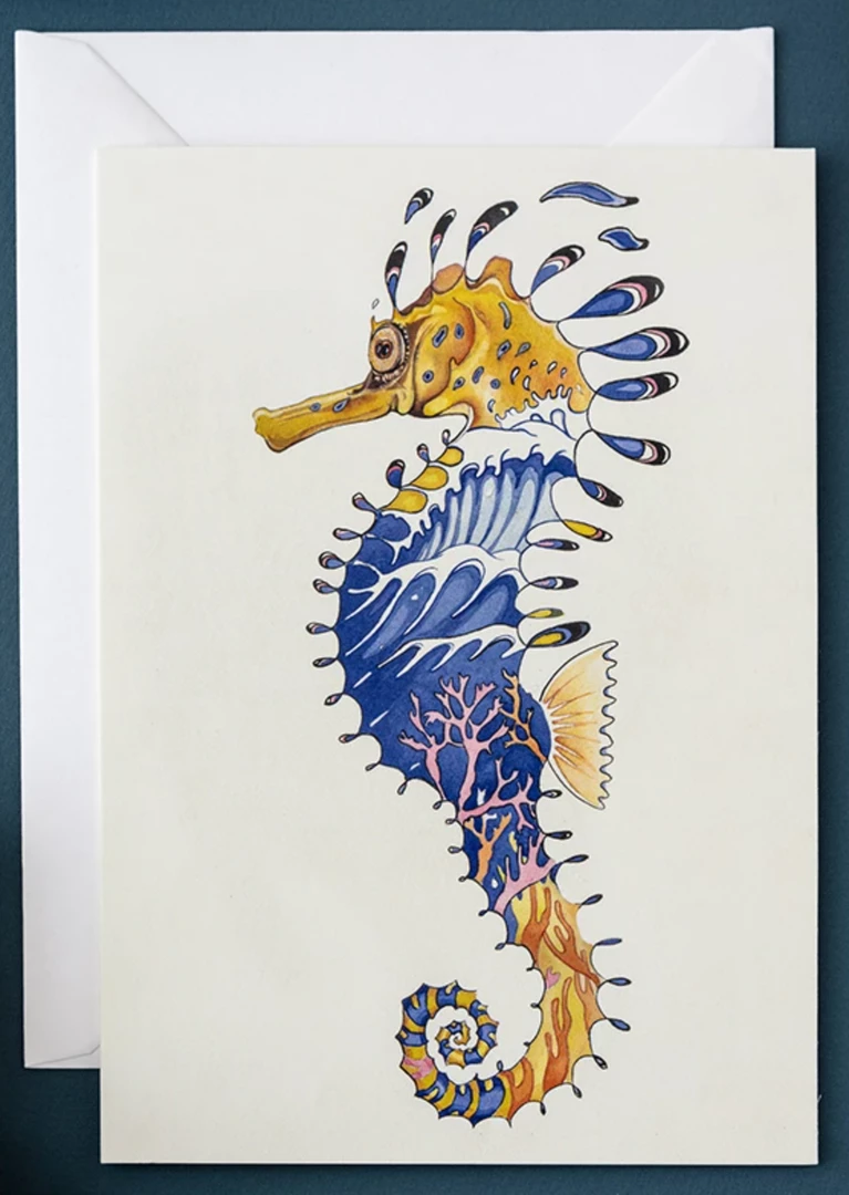 Top 10 π Mooch..... Daniel Mackie Seahorse Greetings Card π 1 Mooch..... Daniel Mackie Seahorse Greetings Card