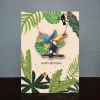 Mooch..... New Arrivals Greetings Card & Wooden Necklace - Toucan