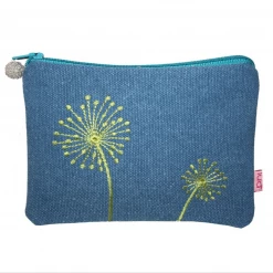 Mooch..... Handbags & Purses Lua Dandelions Coin Purse - Denim Blue