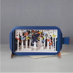 Mooch..... Message In A Bottle Greetings Card - Butterfly Forest Greetings Cards