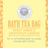 Mooch..... Bath Tea Bag - Sweet Amber & Grapefruit Ginseng Gifts For Teachers