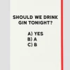 Mooch..... Greetings Card Holy Flaps ‘Should We Drink Gin Tonight?..." Greetings Cards