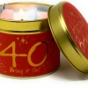 Mooch-andover Lily Flame Happy 40th Birthday Candle Tin New Arrivals