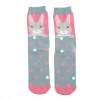 Mooch-andover Miss Sparrow Bamboo Ladies Socks - Bunny Pink