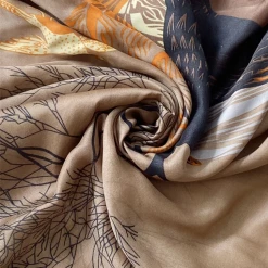 Mooch..... Silk Scarf - Woodland Stag
