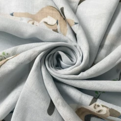 Mooch..... Cute Sloth Print Scarf - Grey Scarves, Gloves & Headbands