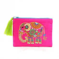 Mooch..... Gifts For Teachers Pink Purse With Embellished Elephant