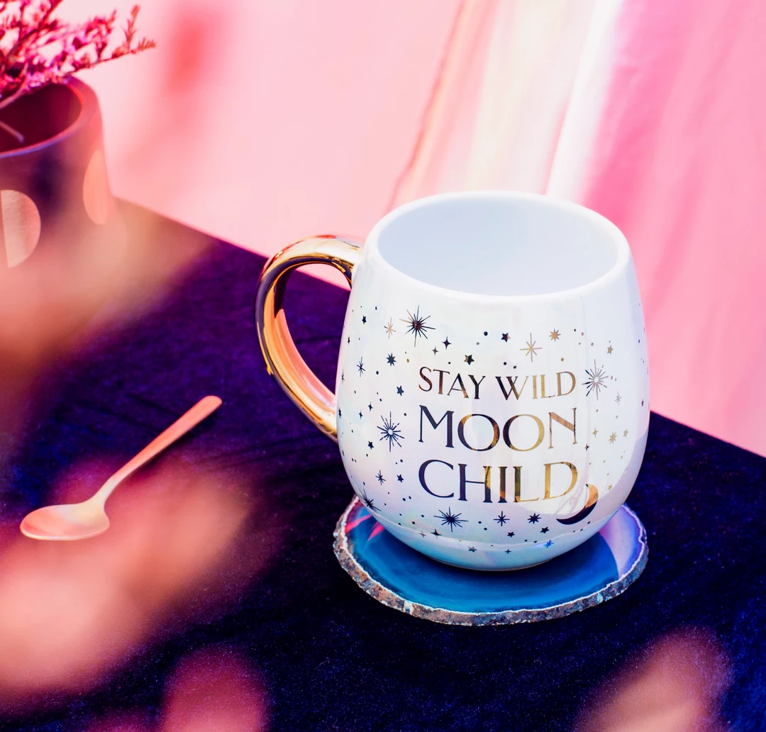Top 10 ๐ Mooch..... New Arrivals Sass & Belle Celestial Stay Wild Moon Child Mug ๐คฉ 2 Mooch..... New Arrivals Sass & Belle Celestial Stay Wild Moon Child Mug
