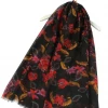 Mooch..... Oriental Floral Print Scarf