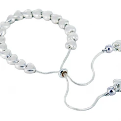 Mooch..... Jewellery Adjustable Row Of Hearts Bracelet