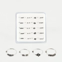 Mooch..... Jewellery Sterling Silver Nose Ring - Bali Style