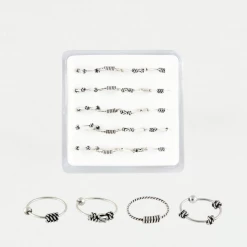 Mooch..... Sterling Silver Nose Ring - Bali Style Jewellery