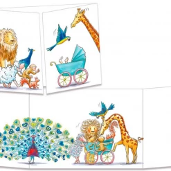 Mooch..... Sophie Turrel Folding Greetings Card - CT320 New Baby