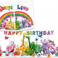 Mooch..... Greetings Cards Sophie Turrel Folding Greetings Card - Always Love CT291