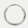 Mooch..... Silver Sleeper Hoop Earring - Plain