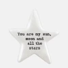 Mooch-andover East Of India Porcelain Star Token-You Are My Sun, Moon & All The Stars