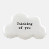 Mooch-andover East Of India Porcelain Cloud Token-Thinking Of You
