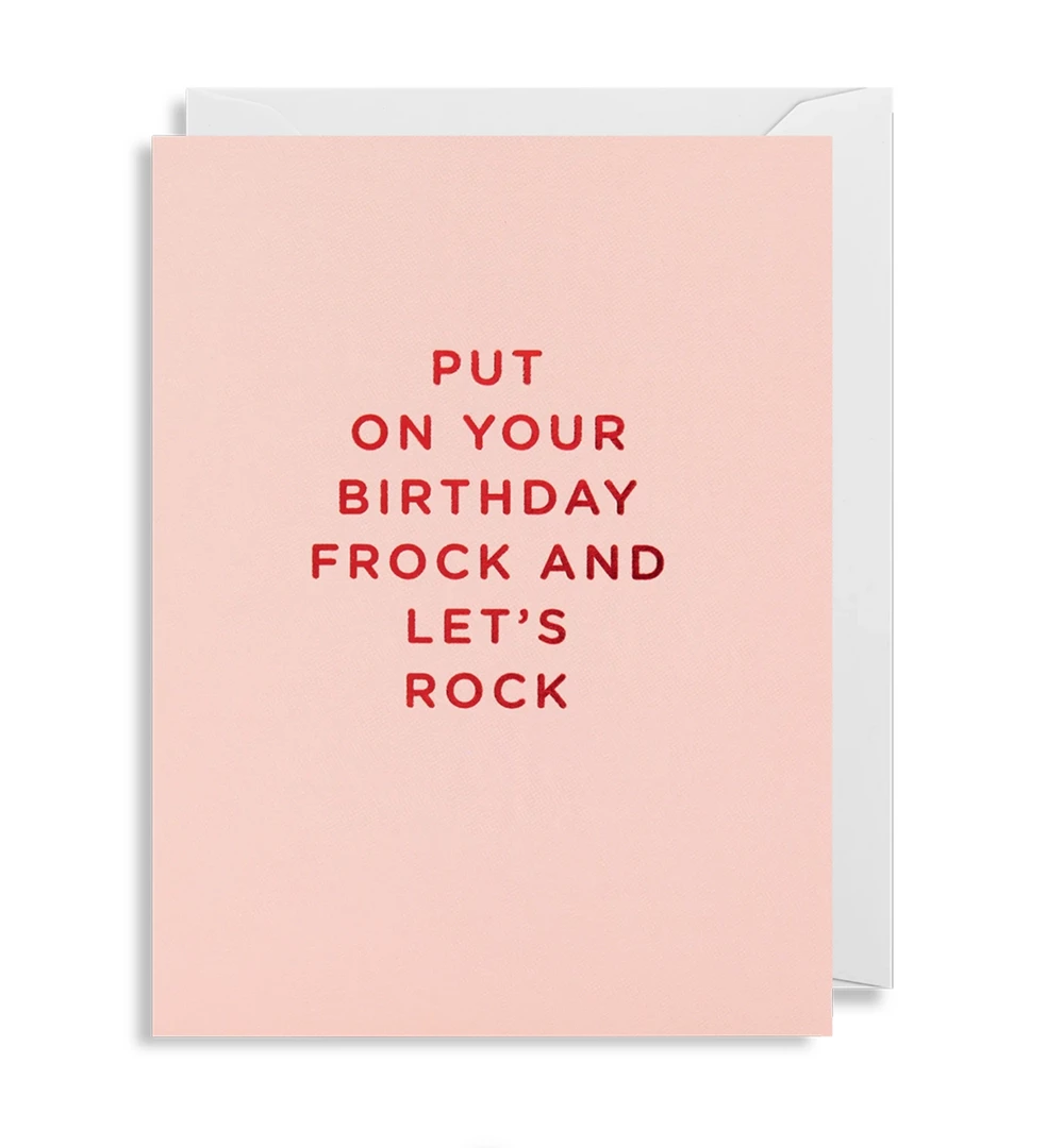 Best Sale ๐คฉ Mooch..... Greetings Card - Lagom Mini Card- Put On Your ๐ Birthday Frock..... ๐งจ 1 Mooch..... Greetings Card - Lagom Mini Card- Put On Your Birthday Frock.....