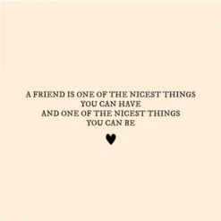 Mooch..... Greetings Card - "A Friend Is One Of The Nicest Things You Can Have....." Greetings Cards