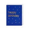 Mooch..... Greetings Card - Lagom Mini Card- Happy Birthday Stars Greetings Cards