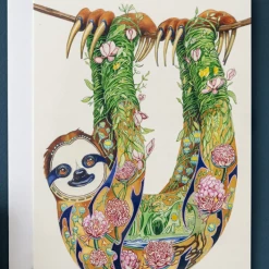Mooch..... Greetings Cards Daniel Mackie Sloth Greetings Card